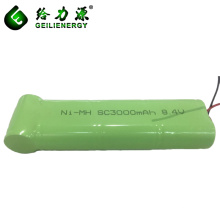 Батарея NiMH 8.4 в суб с SC3000mAh аккумуляторы